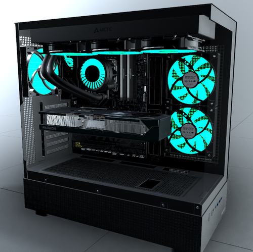 AMD 9060 XT Gaming PC | JAGUAR Series S1 | AMD Ryzen 7 9700X | 32GB DDR5 | 1TB PCIe 4.0 NVME